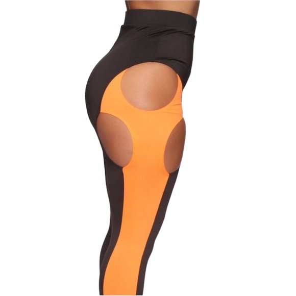 Peeking Through High Rise Leggings New - Picture 7 of 9